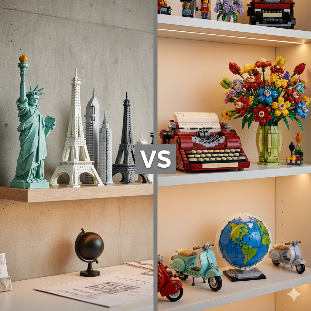 LEGO Architecture vs Icons: Which Collection Should You Start in 2025?