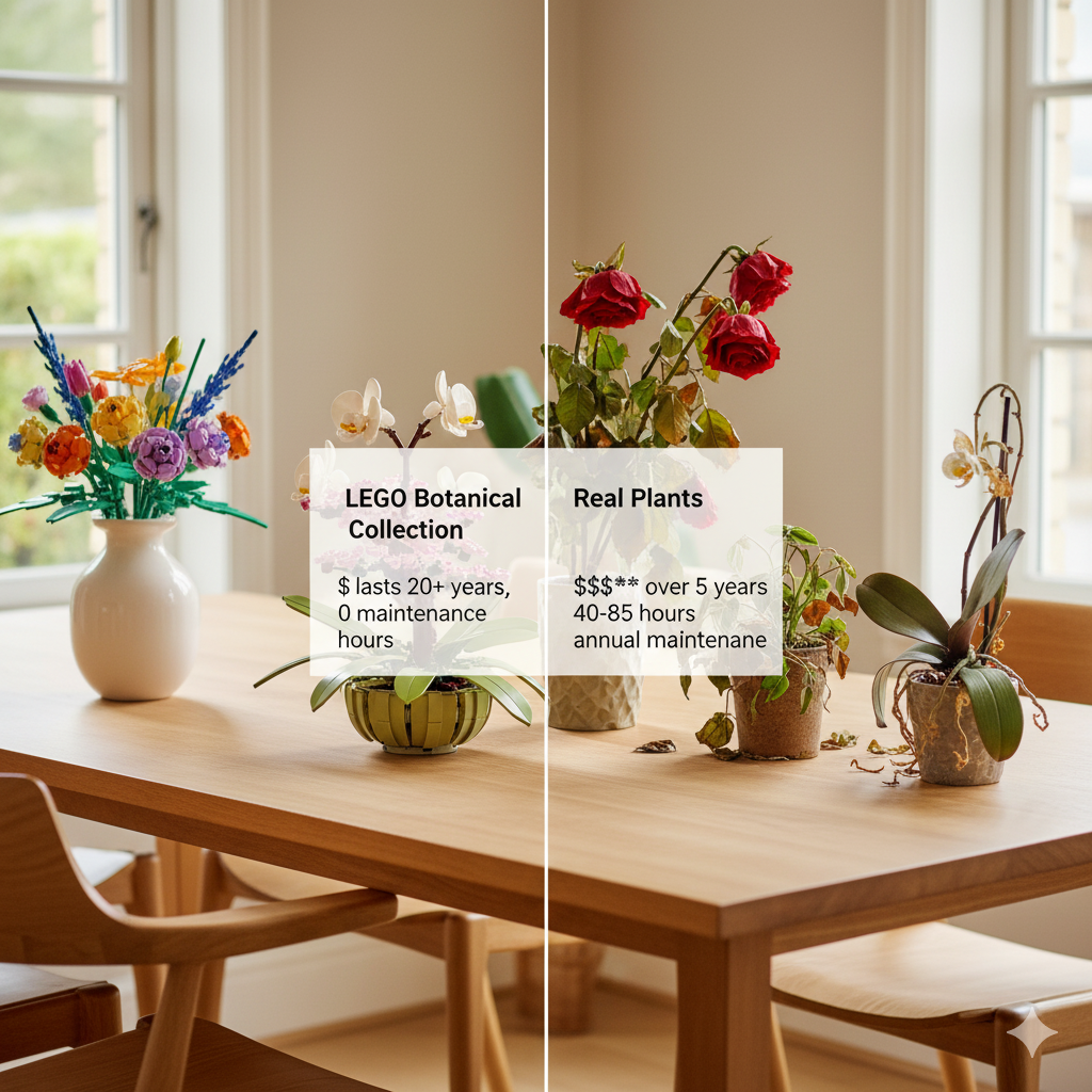 LEGO Botanical Collection vs Real Plants: The Ultimate Comparison (2025)